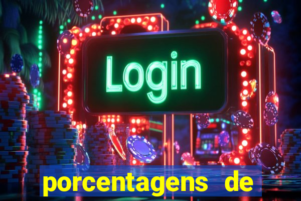 porcentagens de jogos pagantes